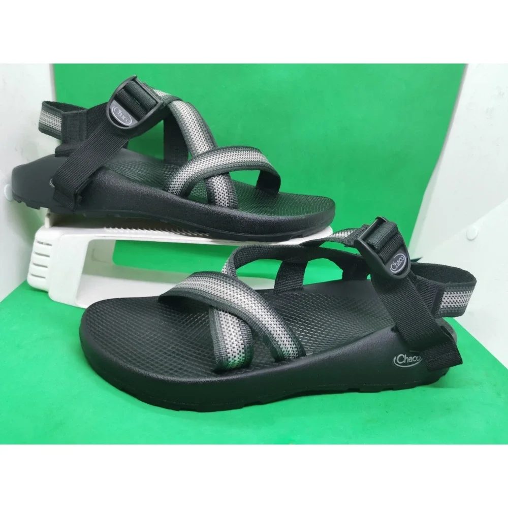 Chaco Z/1 Classic Split Gray Comfortable Sandal Men's US Size 10 Great